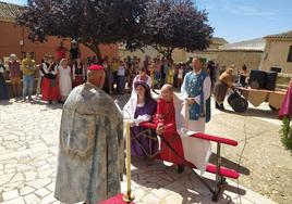 Representación de una de las bodas de doña Mencía.