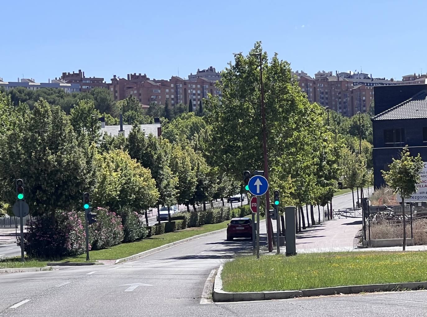 El nuevo asfalto para la etapa de La Vuelta a España en Valladolid, en imágenes