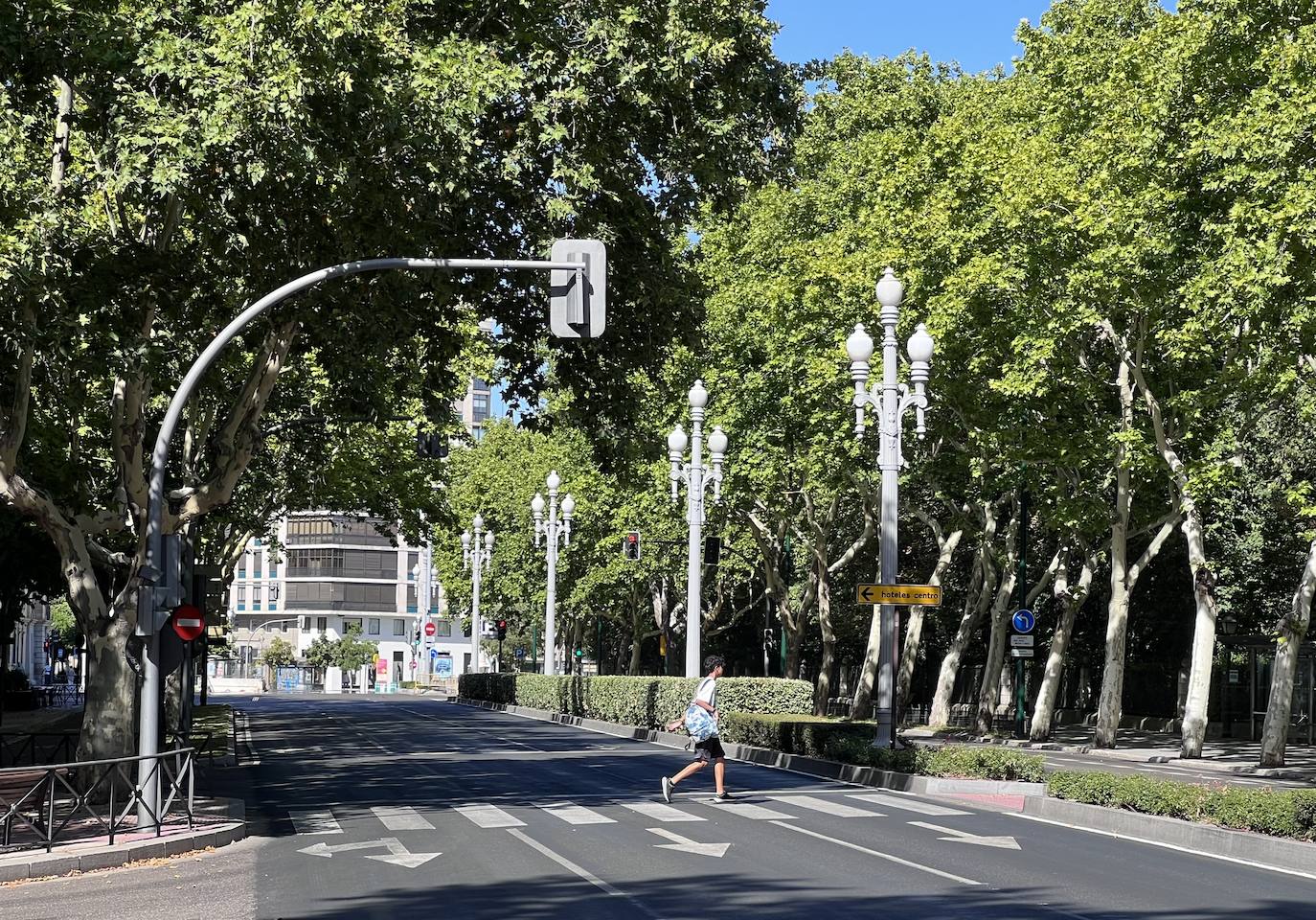 El nuevo asfalto para la etapa de La Vuelta a España en Valladolid, en imágenes