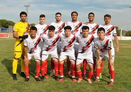 El once inicial del Laguna.