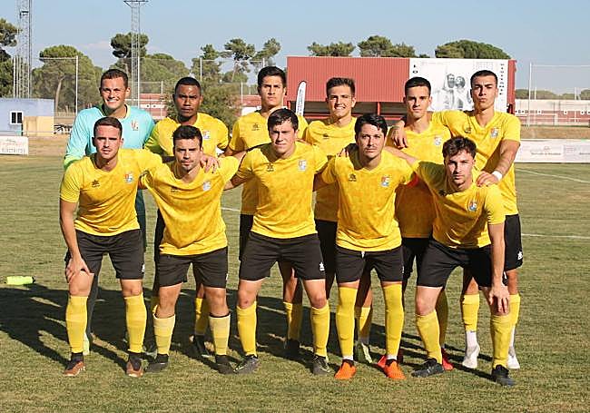 Once con el que salió el Mojados al estadio San Miguel.