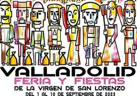 Cartel de las Fiestas de la Virgen de San Lorenzo 2023.