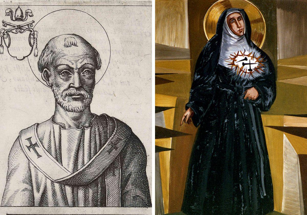 San Eusebio Papa y Santa Clara de la Cruz.