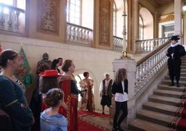 Visita teatralizada en el Palacio Real de Valladolid.