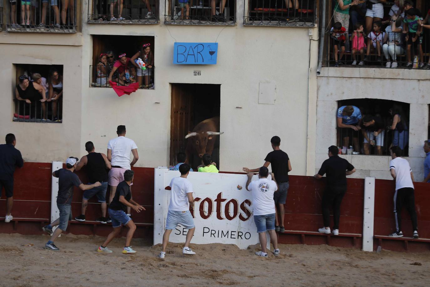 La capea de este jueves en Peñafiel, en imágenes