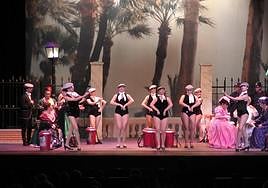 Actuación de las 'barquilleras'.