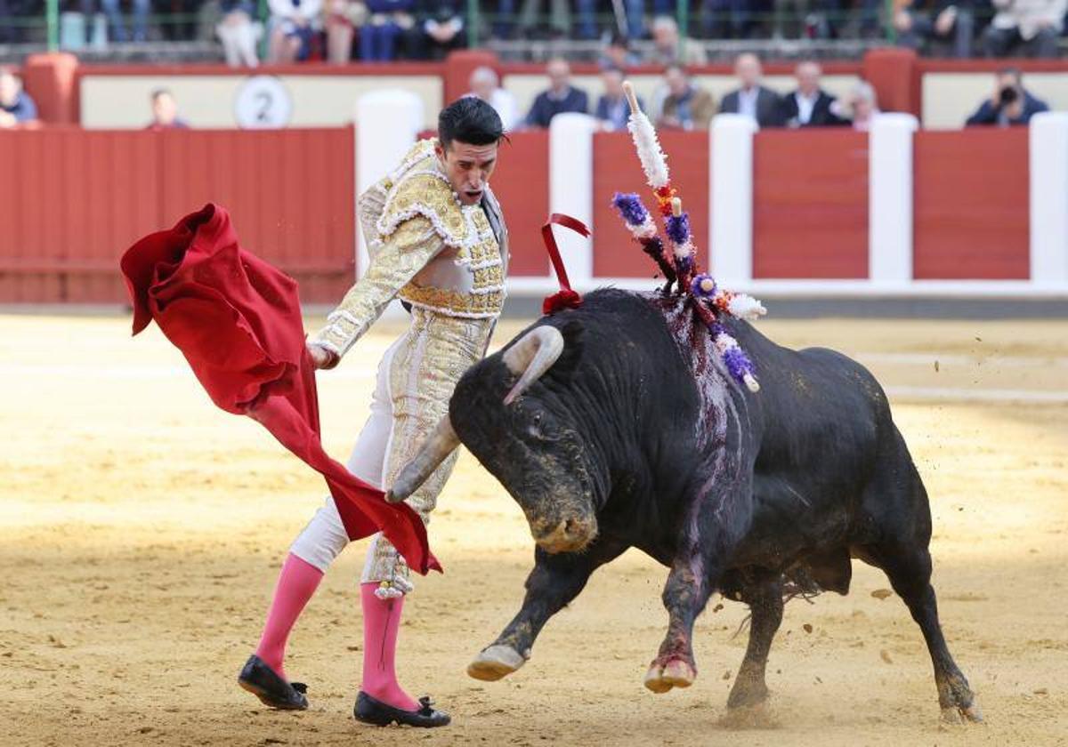 Alejandro Talavante en la feria de San Pedro Regalado.