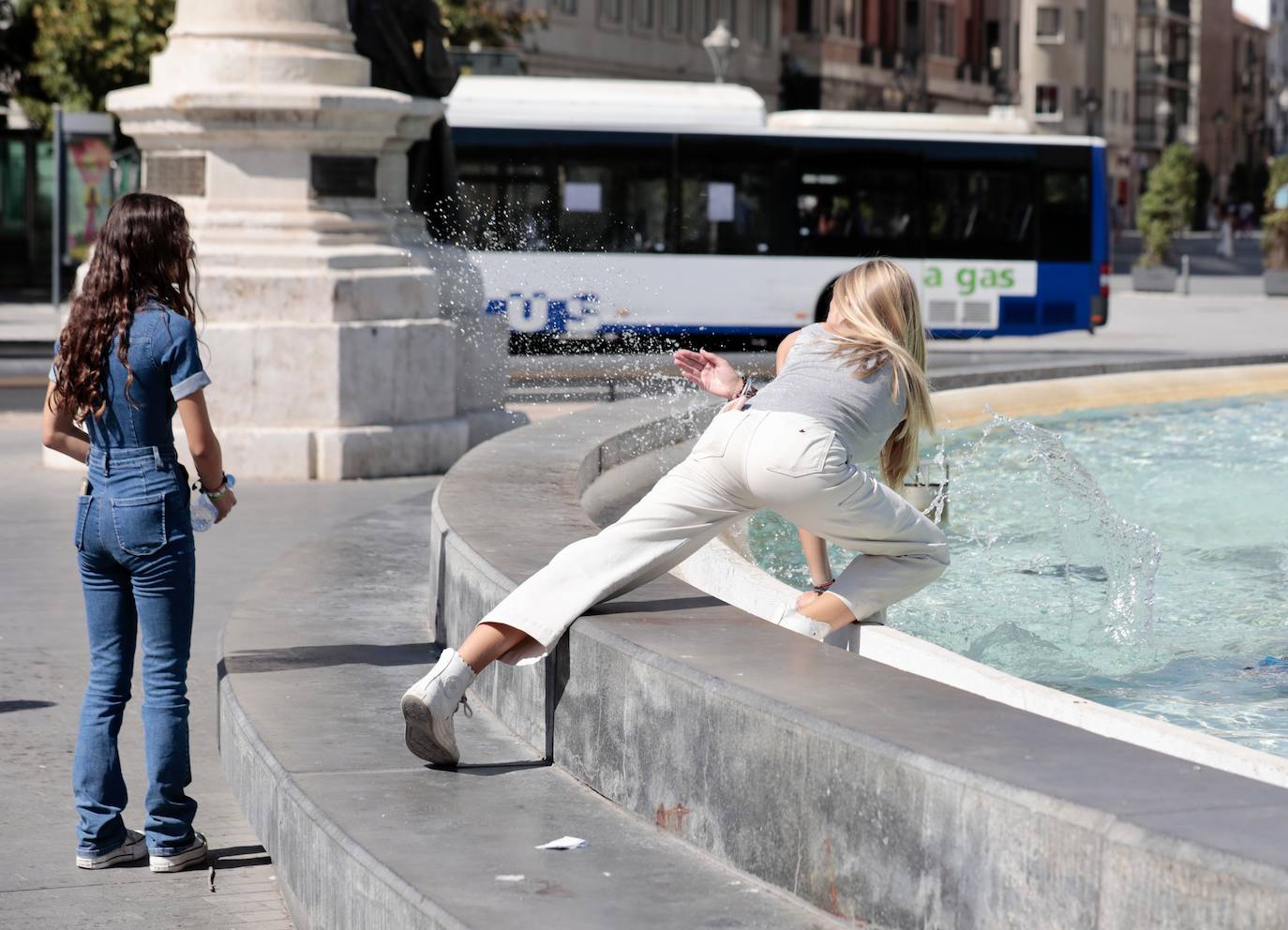 Comienza lo más duro de la ola de calor en Valladolid