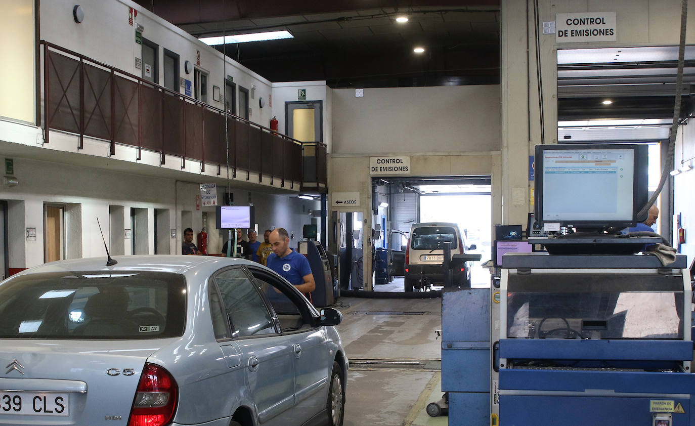 Trabajos en la estación de la ITV de Valverde