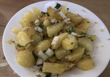 Patatas aliñadas al estilo de Cádiz