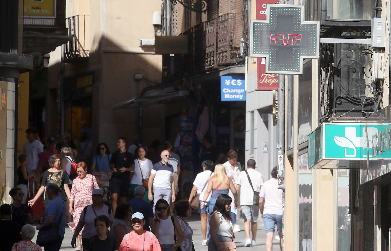 Ola de calor en Segovia