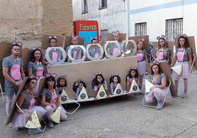 Componentes de la Peña El Porrón.