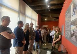 Inauguración de la exposición.