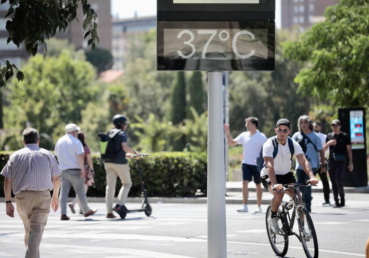 Altas temperaturas en las provincia de Valladolid.