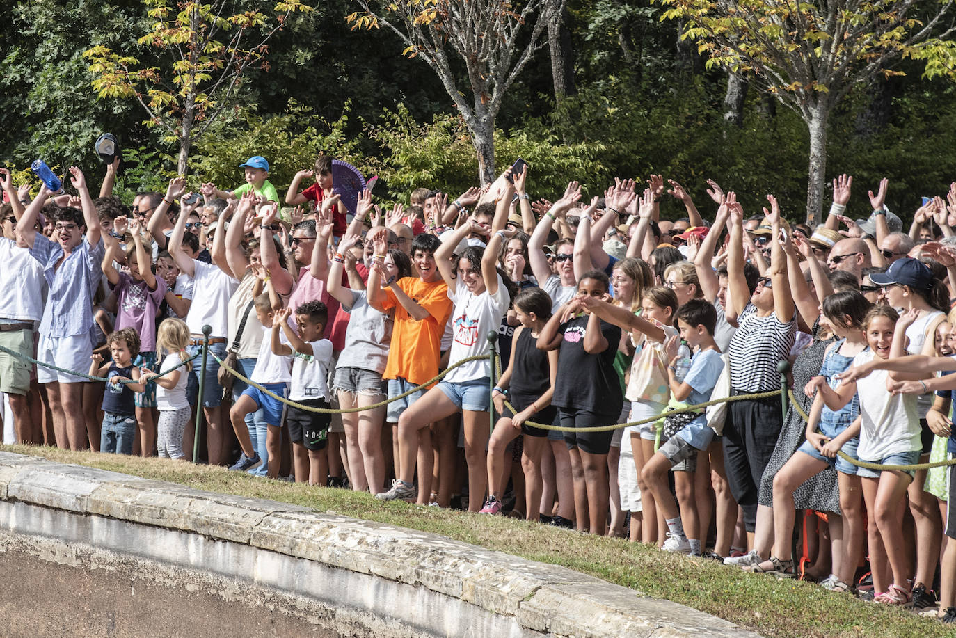 El último espectáculo de las fuentes de La Granja, en imágenes