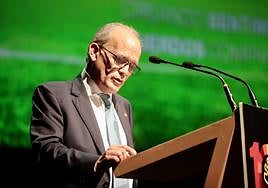 Marcelino Maté, en su discurso ofrecido en la Gala Centenario de la Territorial el pasado 6 de julio.