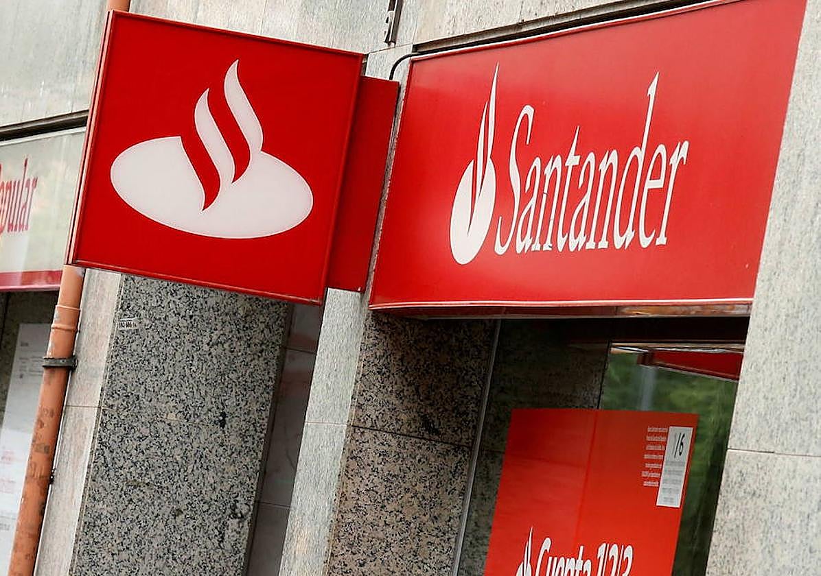 Oficina del Banco Santander.