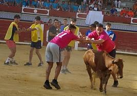 Peñistas participantes en el Gran Prix.