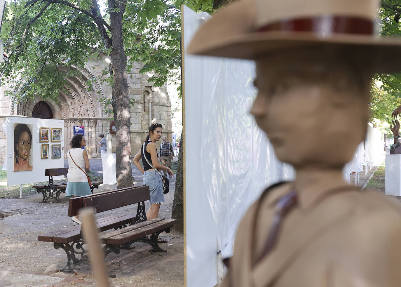 Una galería de arte en la Huerta de Guadián