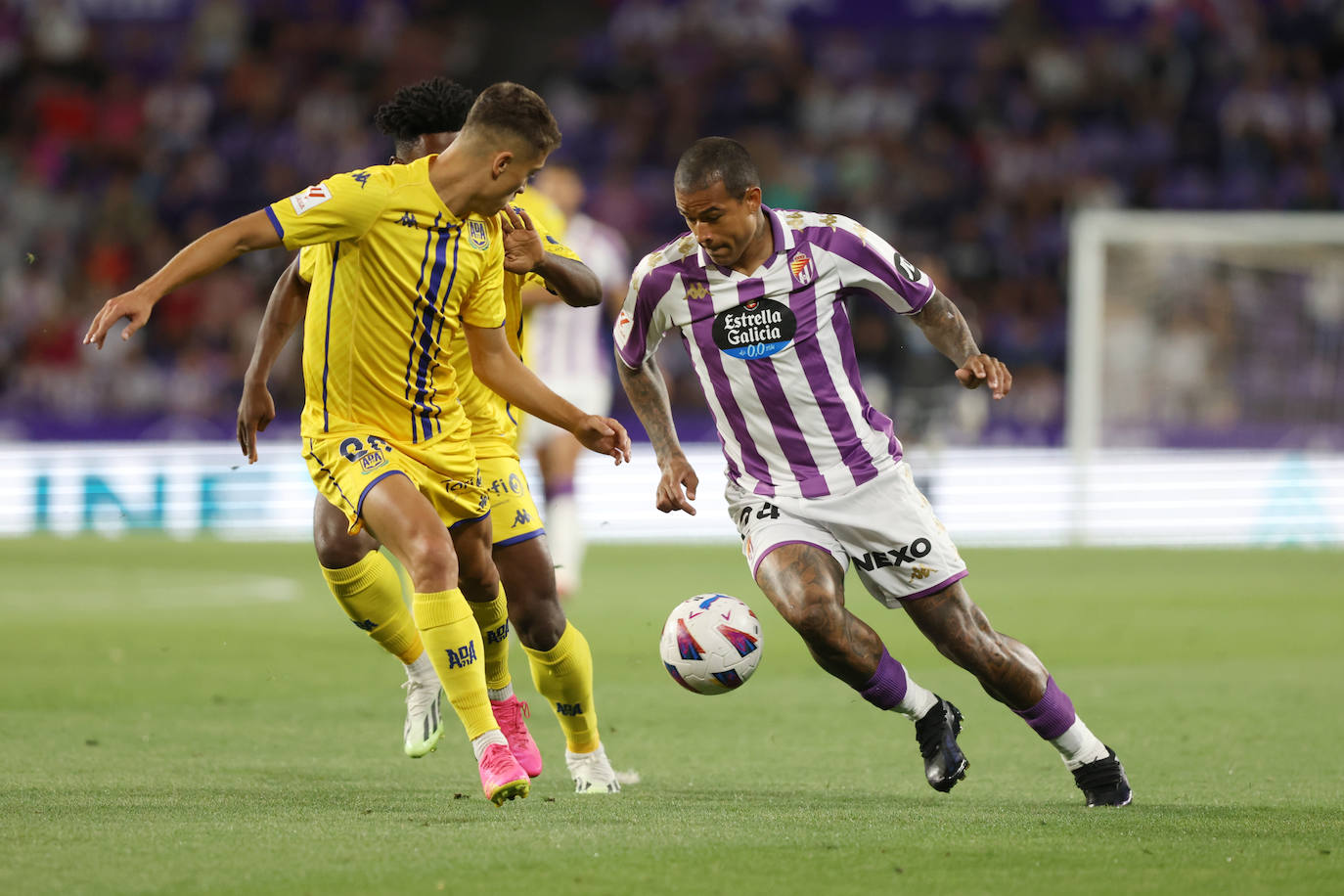 El partido entre en Real Valladolid y el Alcorcón, en imágenes (1/3)