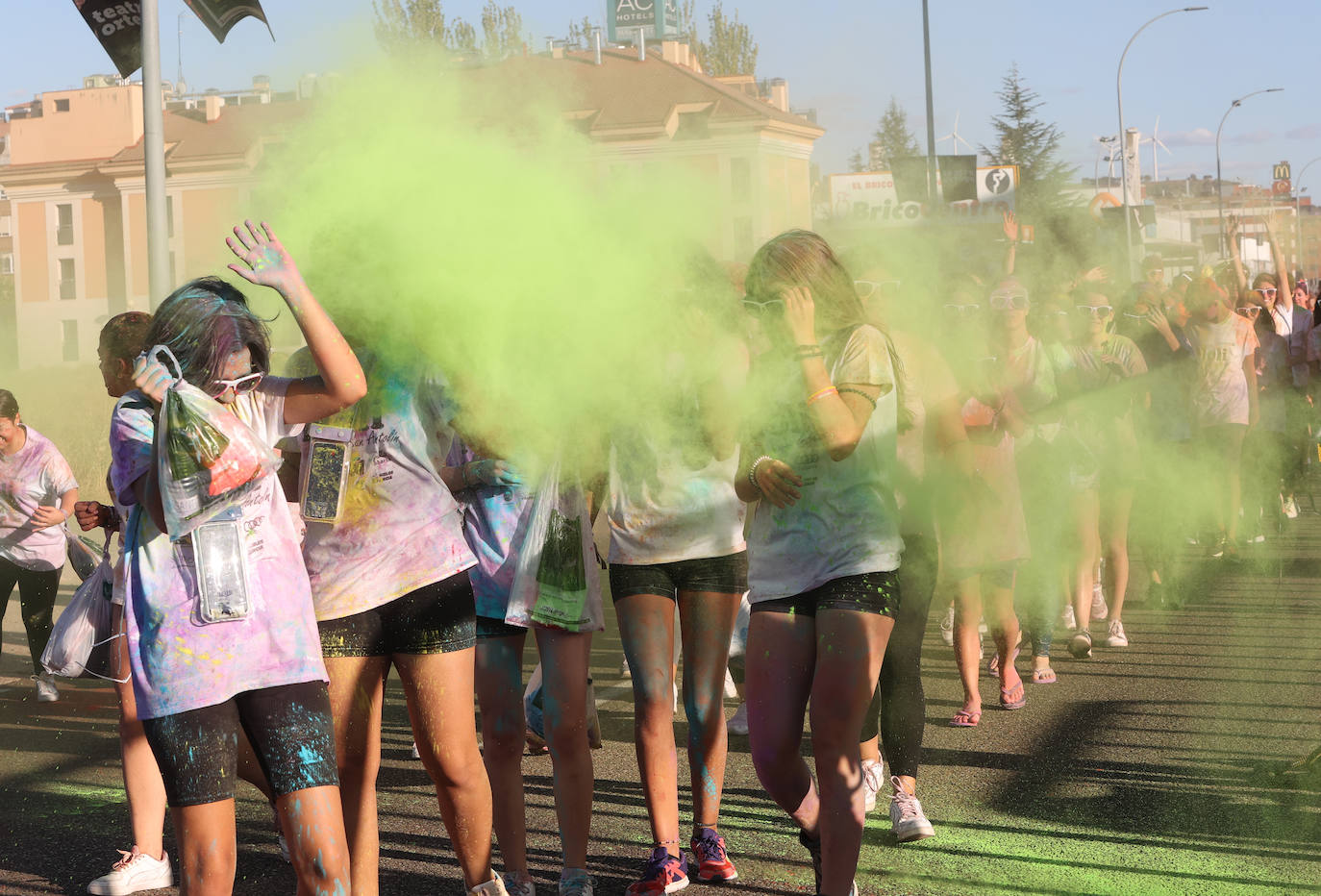 Palencia es de color &#039;holi run&#039;