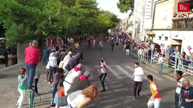 Tercer encierro de las fiestas de Cuéllar