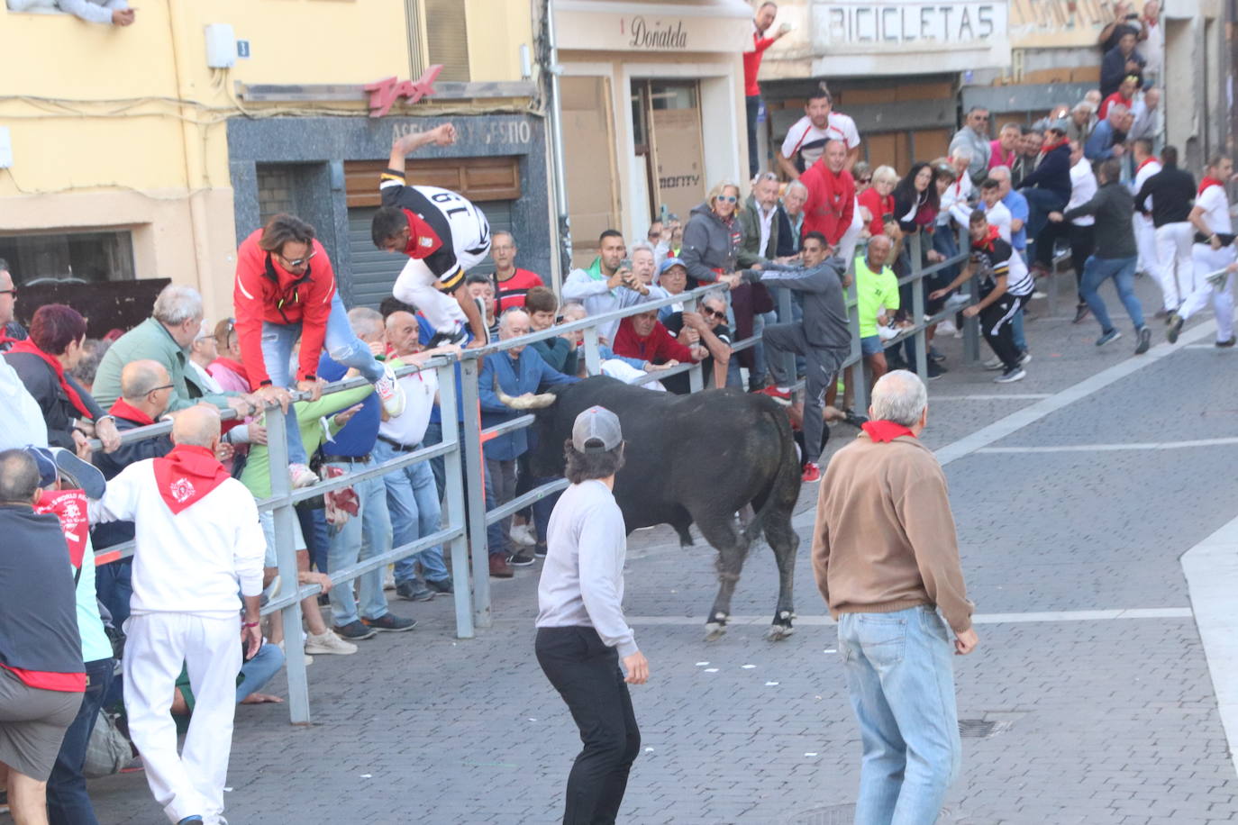 El cuarto encierro de Cuéllar, en imágenes (1 de 2)