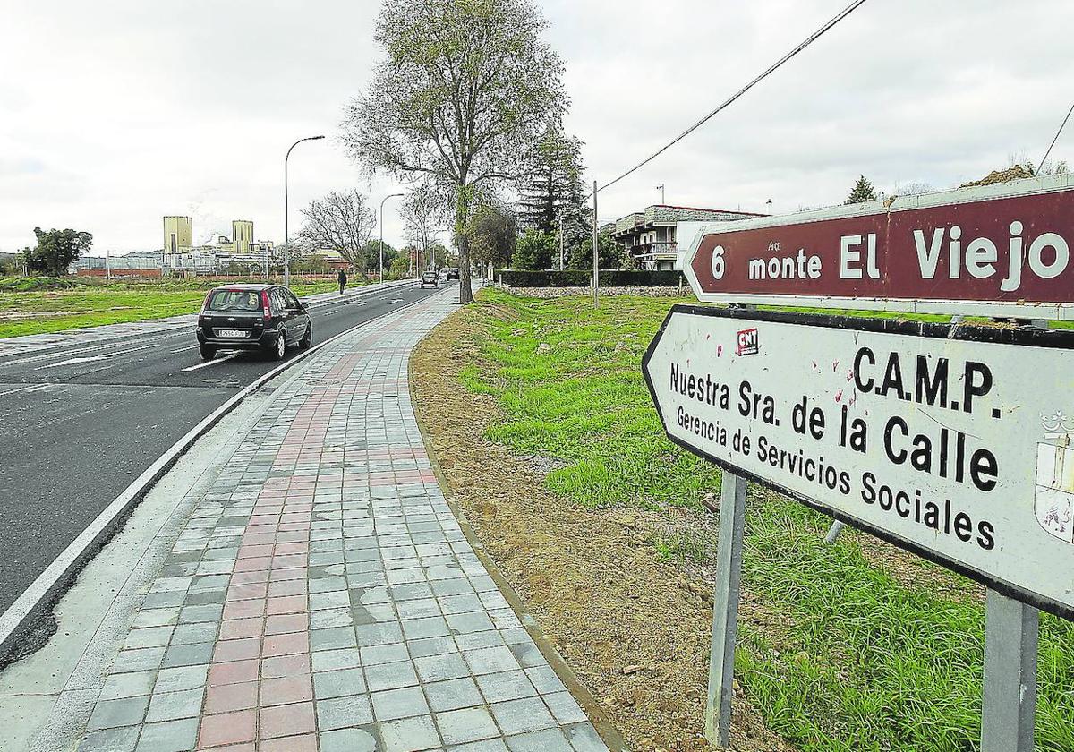 Terrenos de la zona del Paseo de Faustino Calvo, que se incluyen en el proyecto de urbanización del PERI 5.