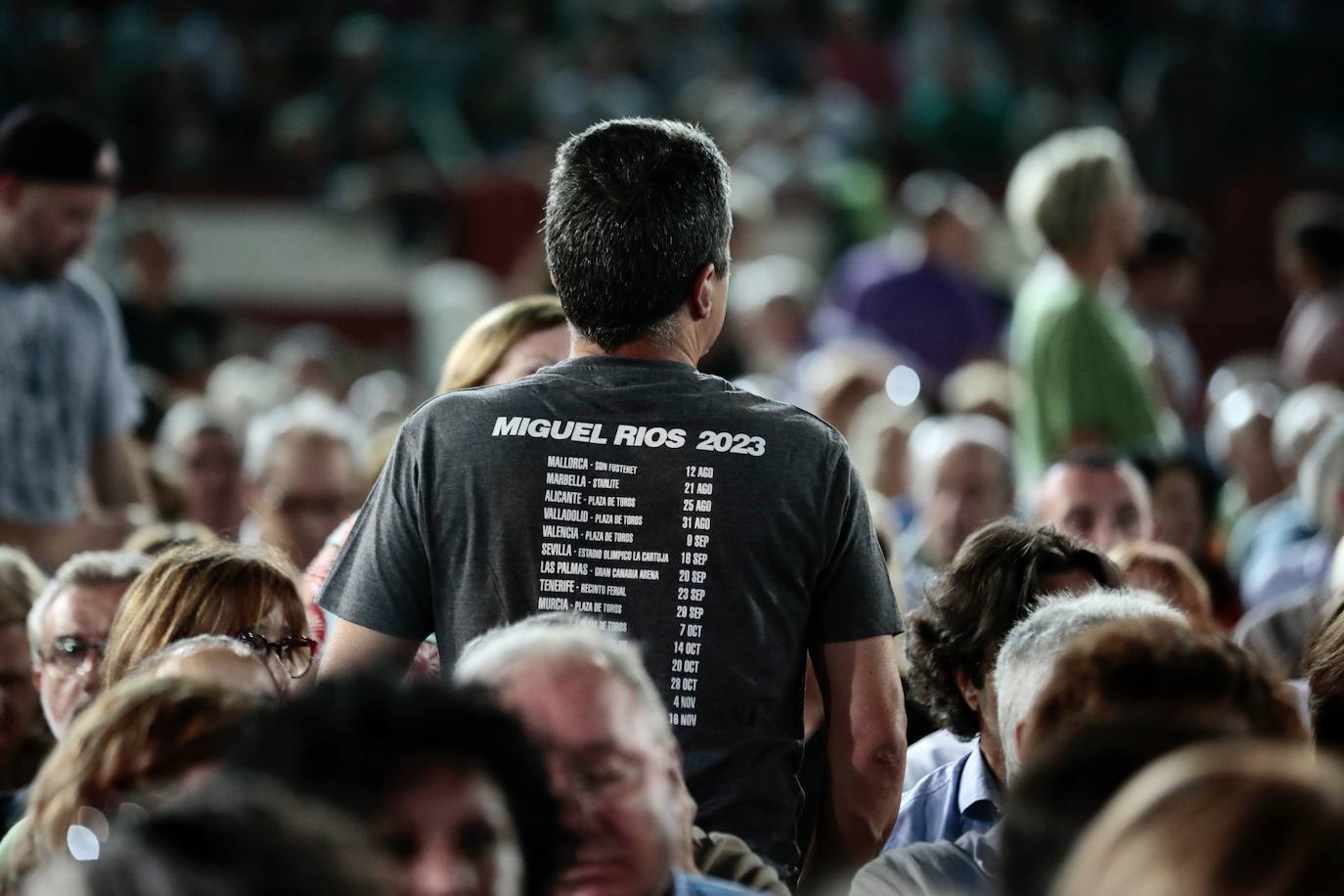 El concierto de Miguel Ríos en Valladolid, en imágenes