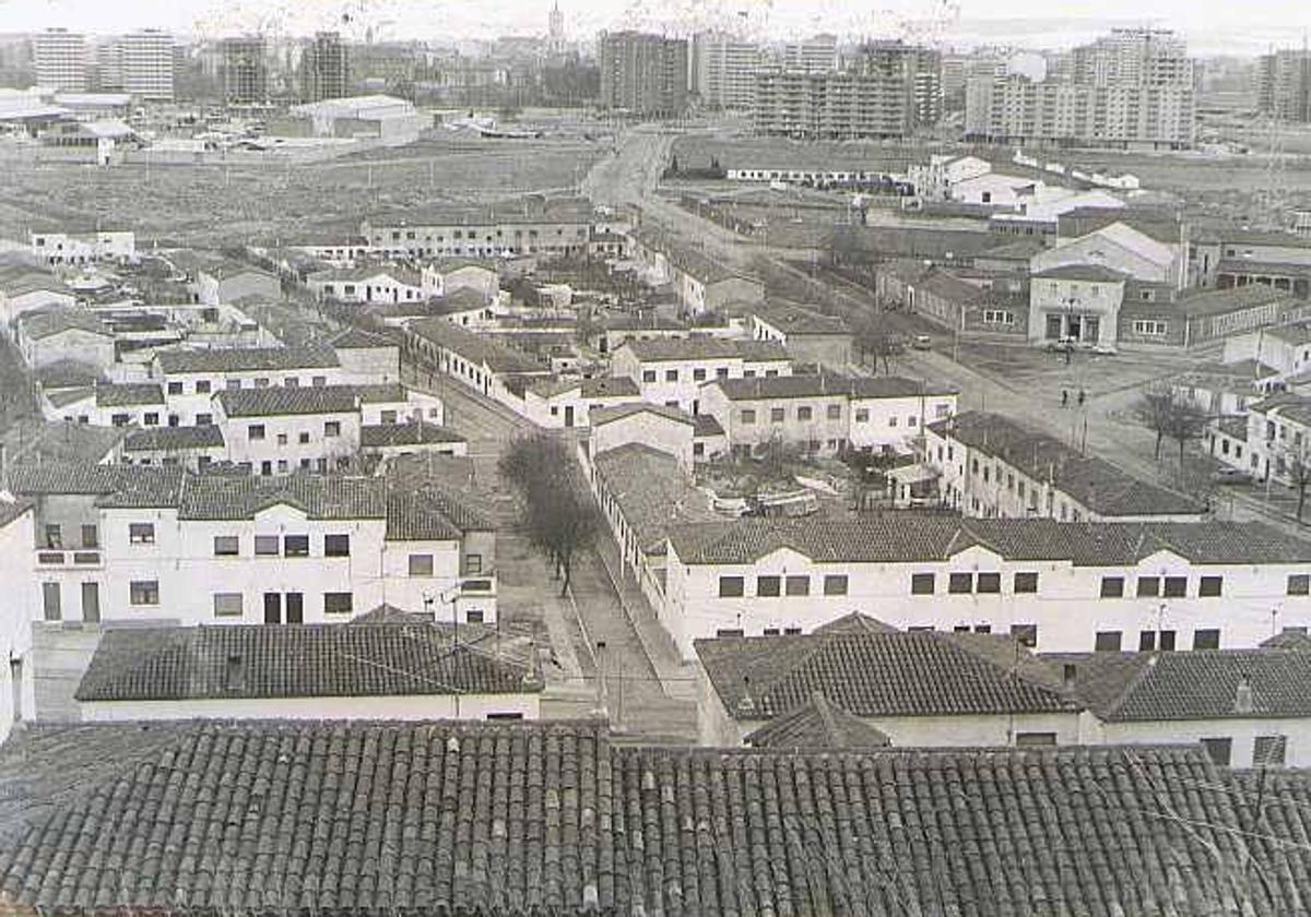 Barrio Girón, en una imagen de 1970.