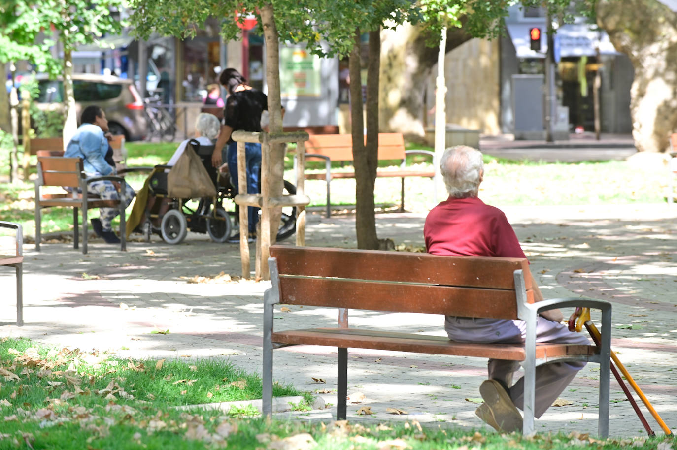 La plaza Circular, en imágenes
