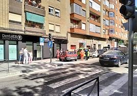 Seis afectados en una colisión entre una ambulancia y un coche en Valladolid
