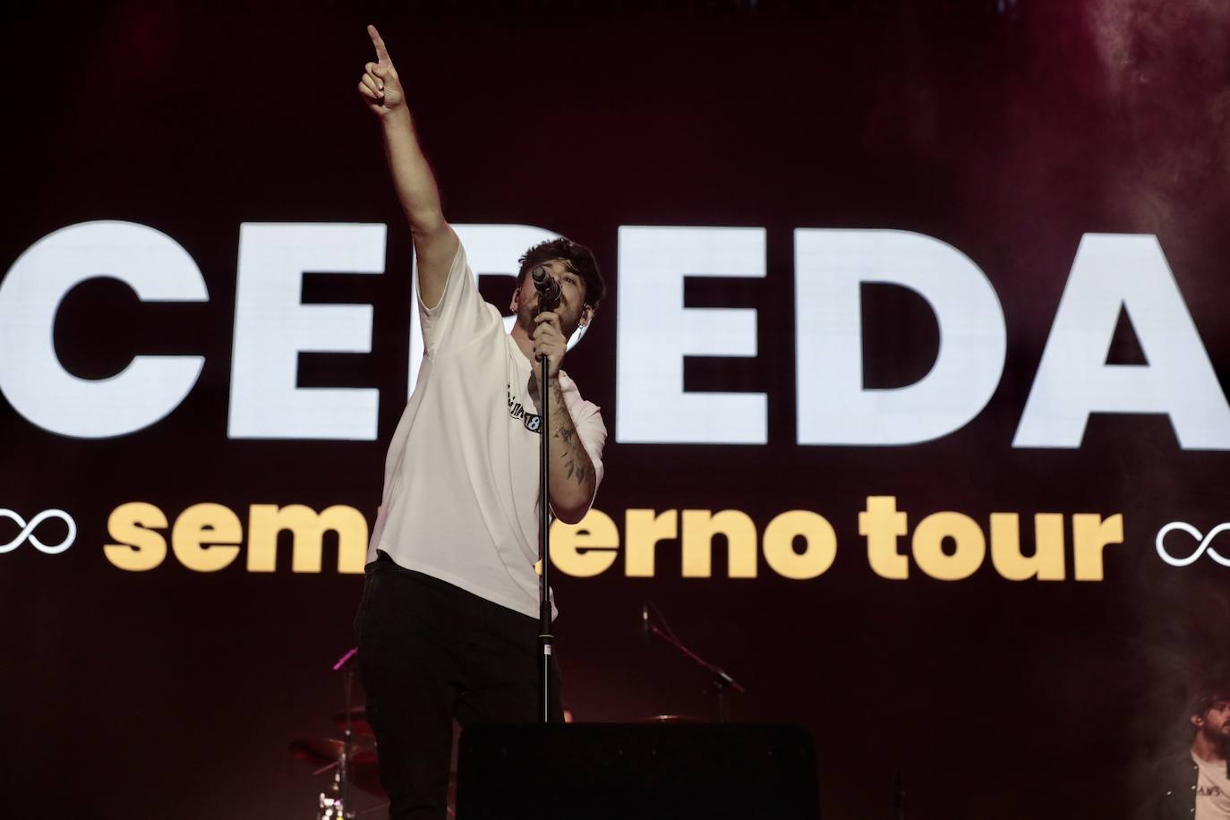 El concierto de Cepeda, en imágenes