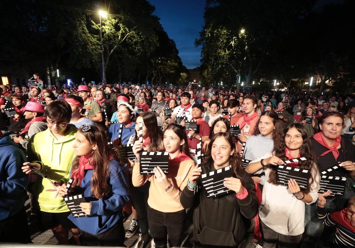 «¡Pucela, se rueda!»: el récord Guinness de claquetas, en imágenes