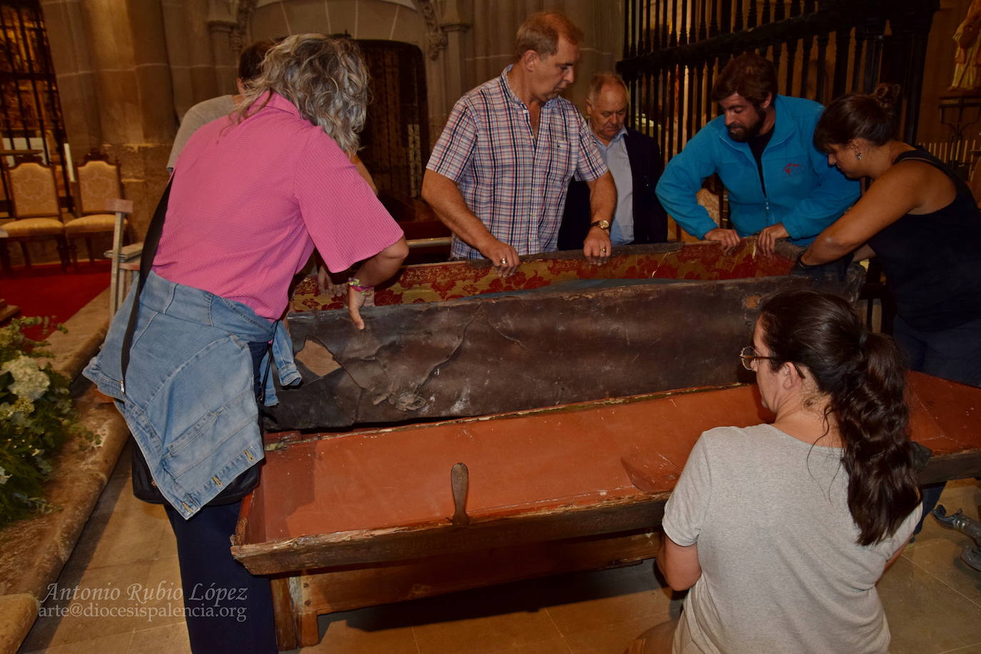 Restauración del sarcófago de doña Urraca