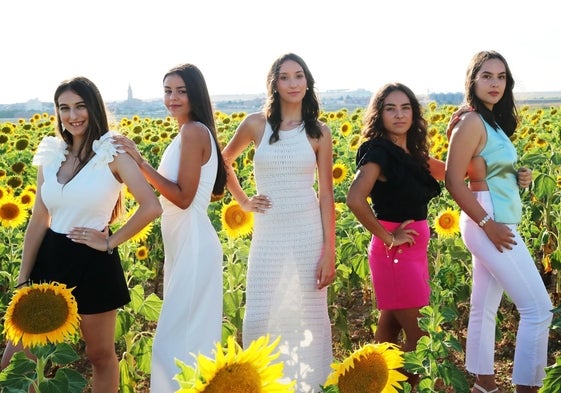 Claudia Alonso, Elisa Vázquez, Eva Lozoya, Lara Pozero y Daniela Cabeza son la reinas de este año.