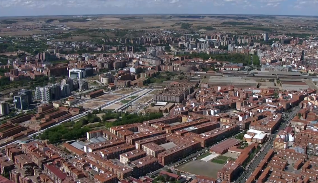 Vista panorámica de la ciudad de Valladolid.