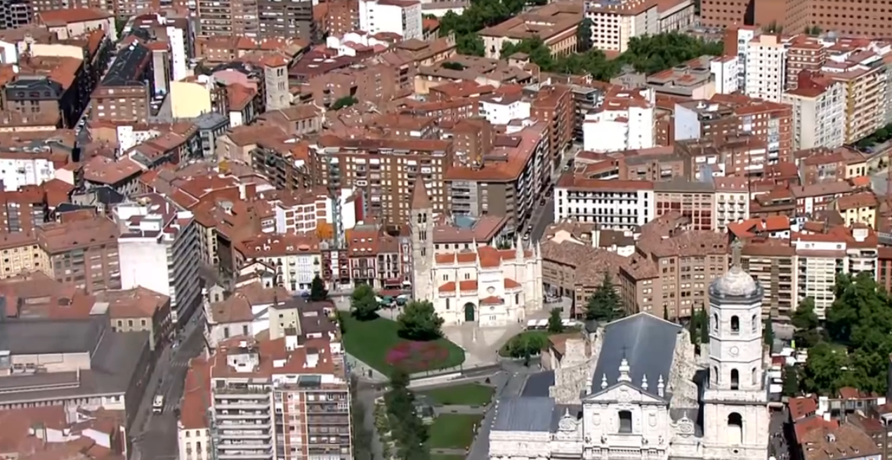 Vista panorámica de Valladolid. 