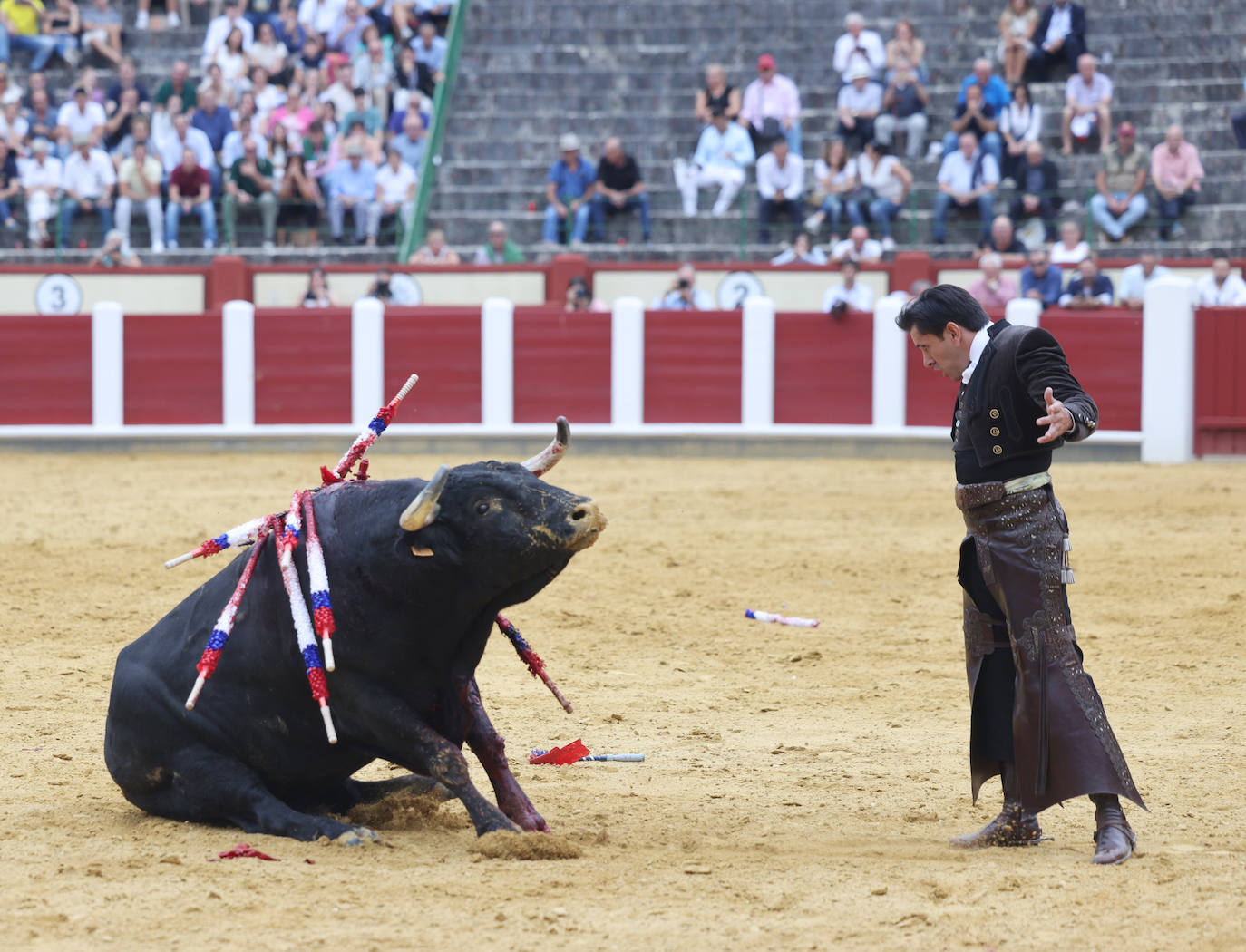 En imágenes, la corrida de rejones