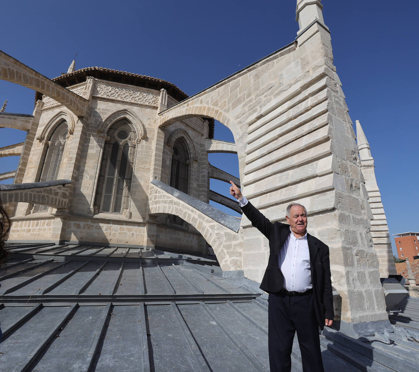 Las obras de restauración de la Catedral de Palencia la embellecen