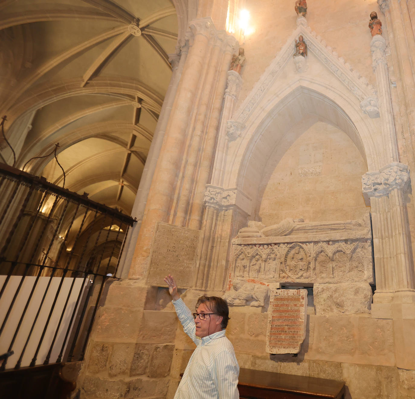 Las obras de restauración de la Catedral de Palencia la embellecen