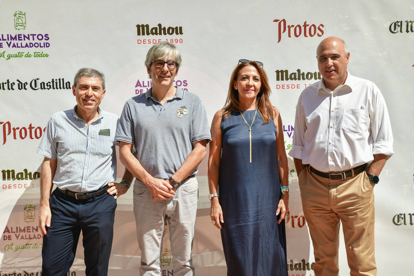 Gabriel Lleras, Benjamín Sahelices, Blanca López y Jacinto Canales (Colegio de Ingeniería Informática).