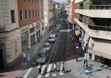 La semipeatonalización del centro llevará a que La Cestilla y Don Sancho sean de un único sentido