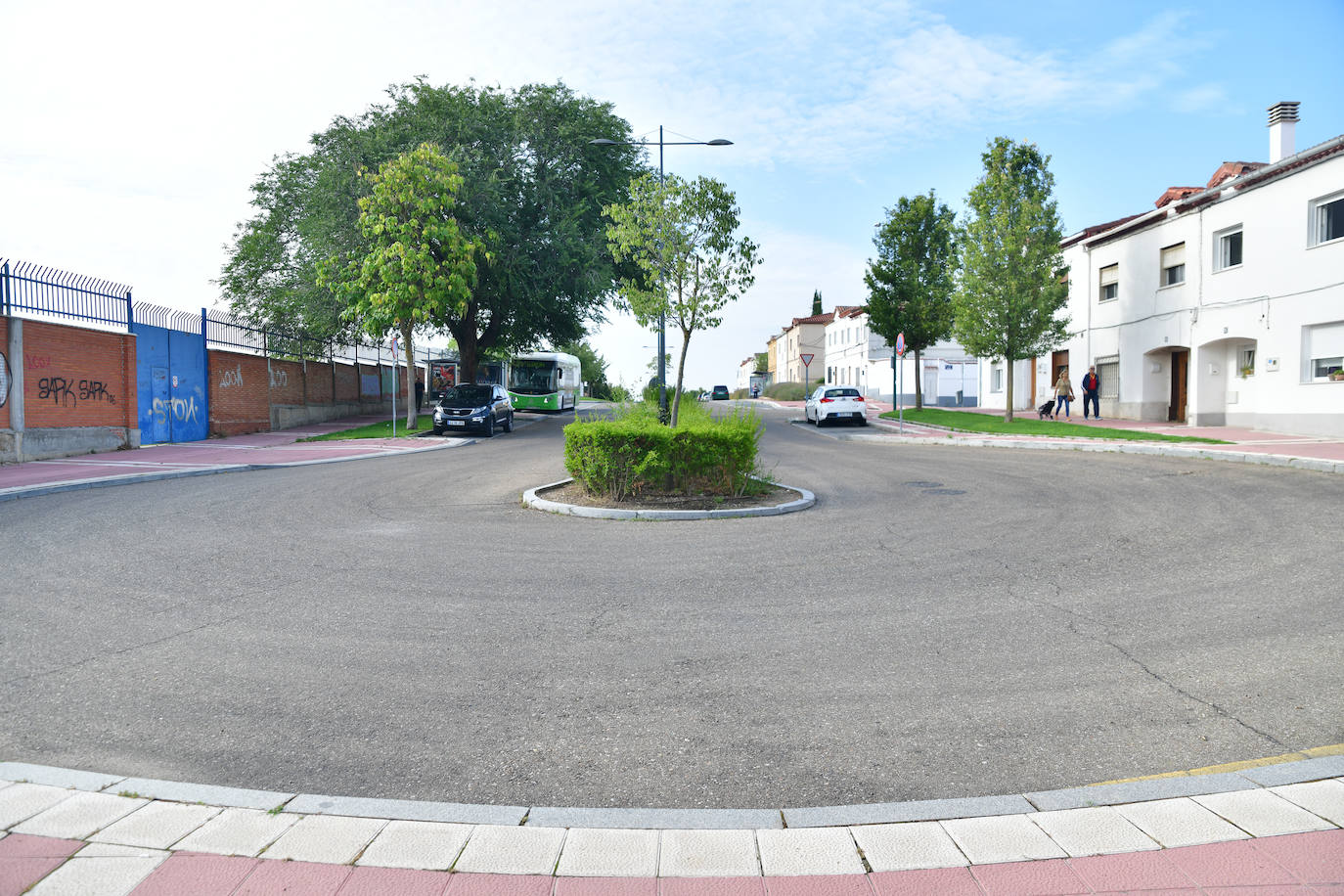 La Avenida de las Contiendas en el barrio de Girón