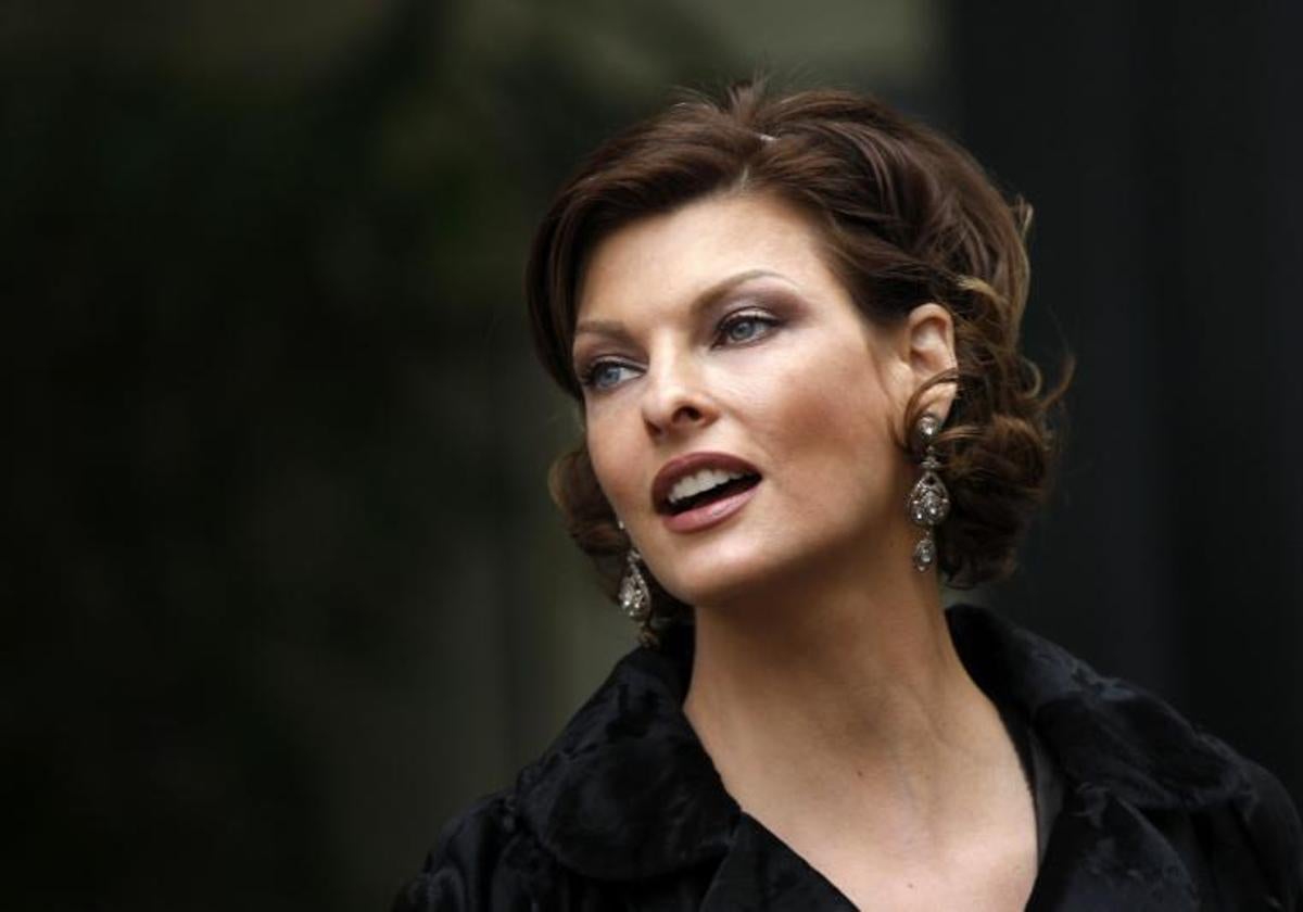 La modelo canadiense Linda Evangelista.