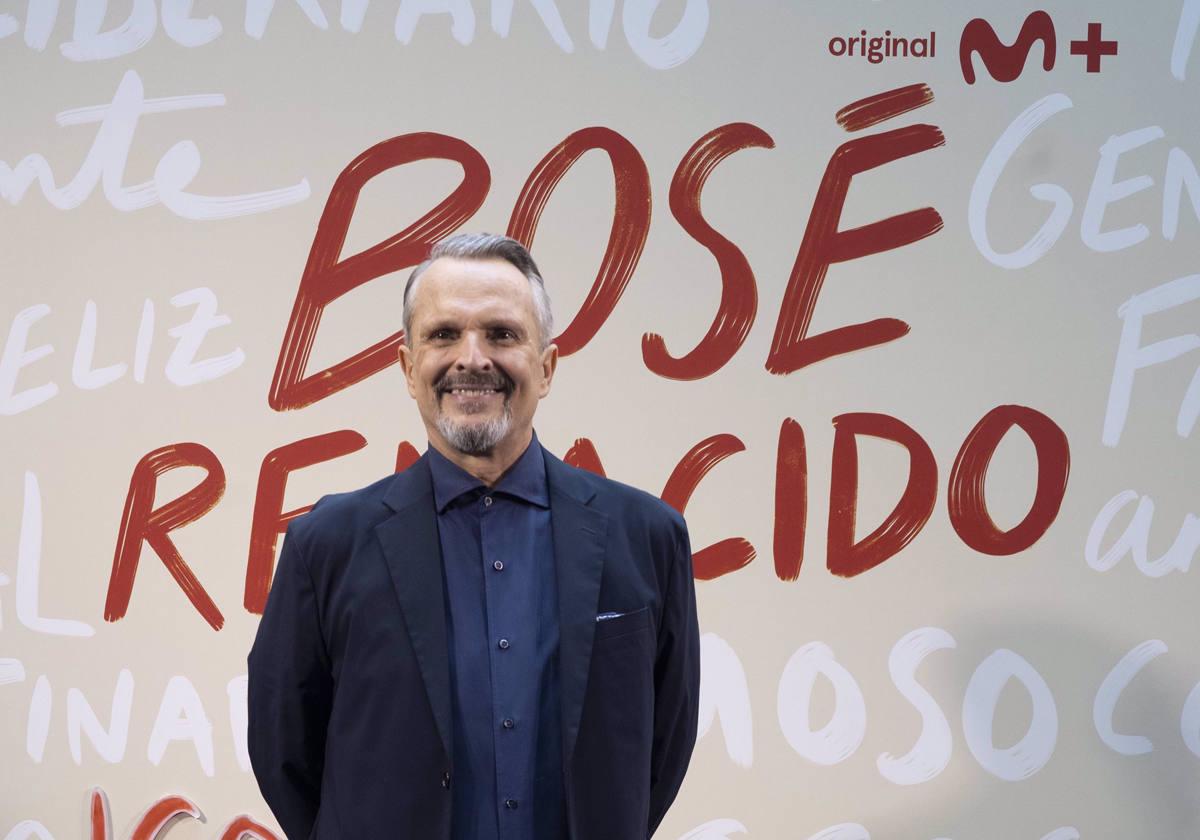 Miguel Bosé acudió al FesTVal de Vitoria para presentar 'Bosé Renacido', una serie documental original de Movistar Plus+.