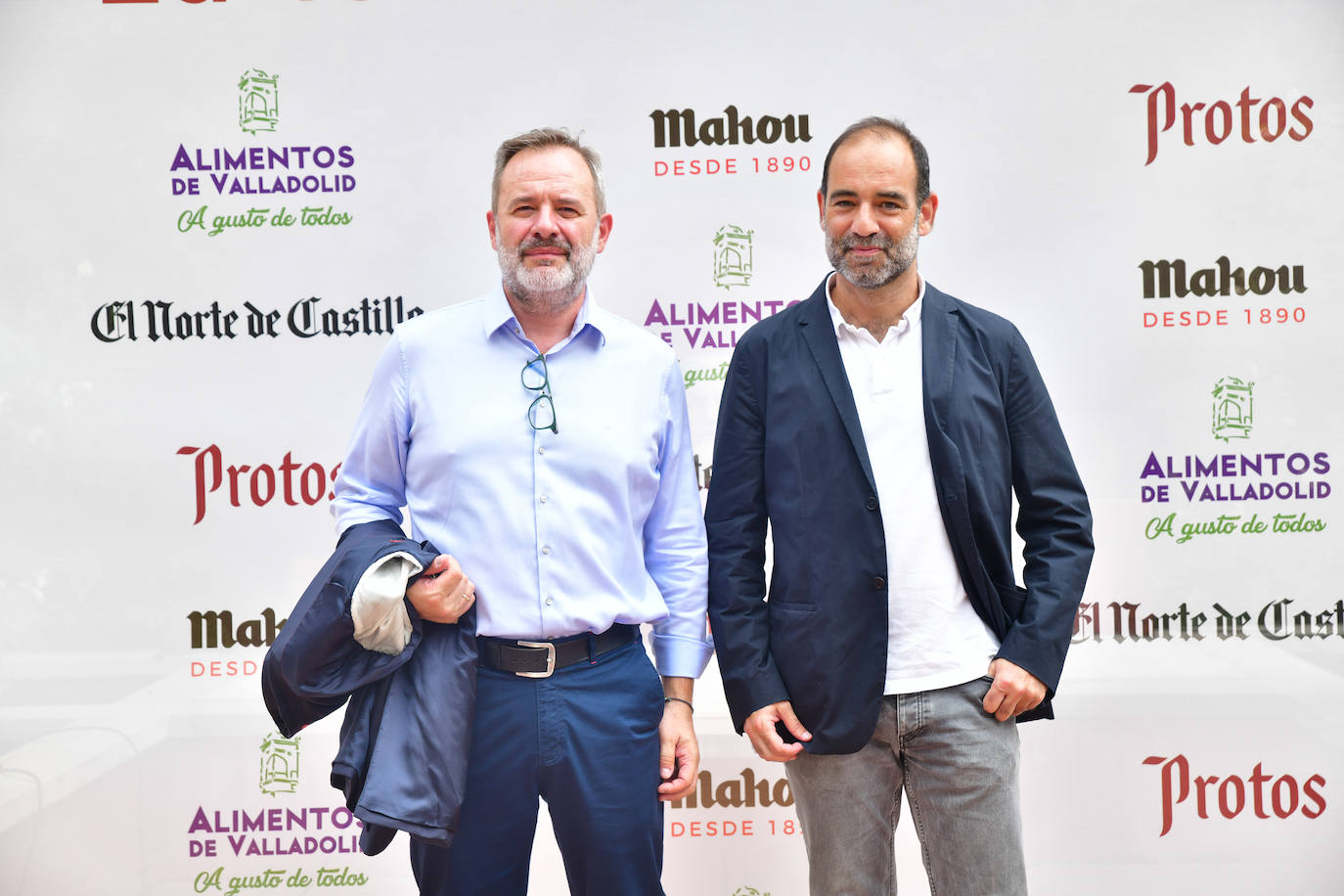 Ángel Ortiz (director de El Norte de Castilla) y Javier Hontoria (director del Museo Patio Herreriano).