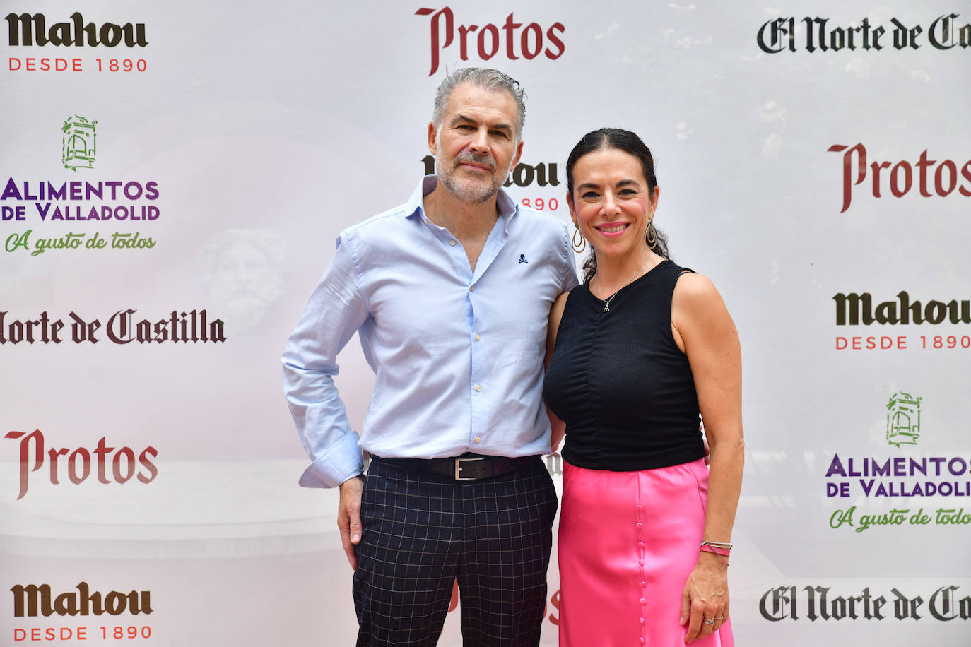 José Antonio Gómez (Bar El Doctorado) y Cristina Redondo (Escuela Danza Castilla).