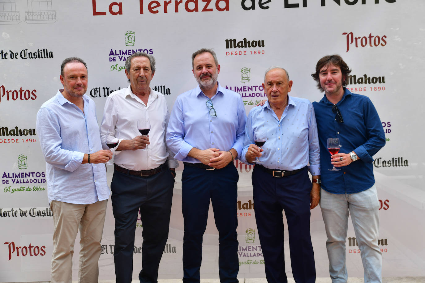 Carlos Villar (CEO de Protos), Antonio Sanz (vicepresidente de Protos), Ángel Ortiz (director de El Norte de Castilla), Edmundo Bayón (presidente de Protos) y Fernando Villalba (director de marketing de Protos).