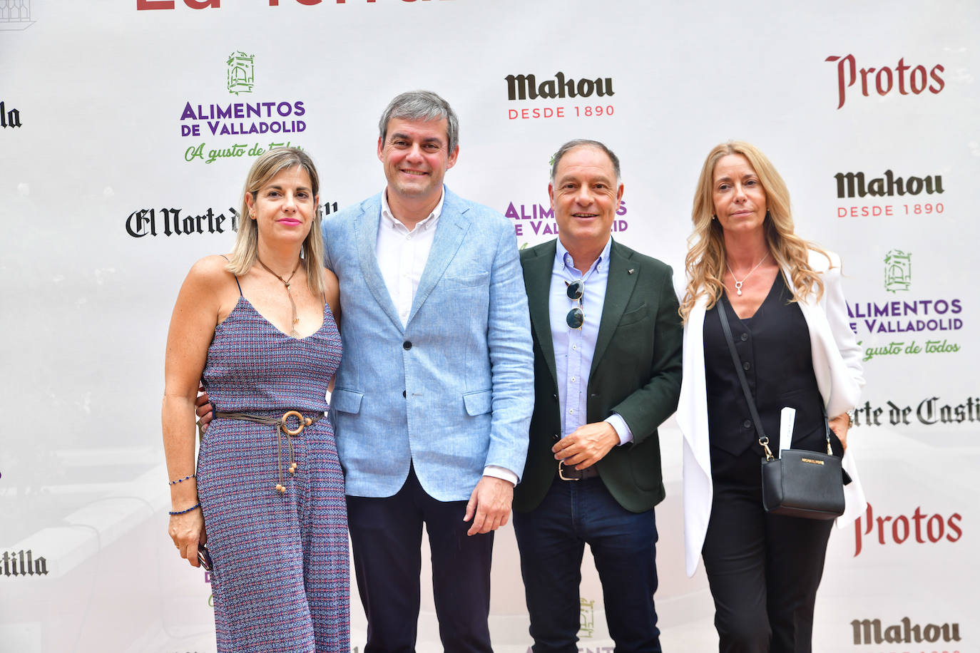 Cristina Álvarez-Cascos, Lorenzo Alonso Nistal (presidente del Real Valladolid de Baloncesto), Roberto Carranza y Nieves García Blanco.